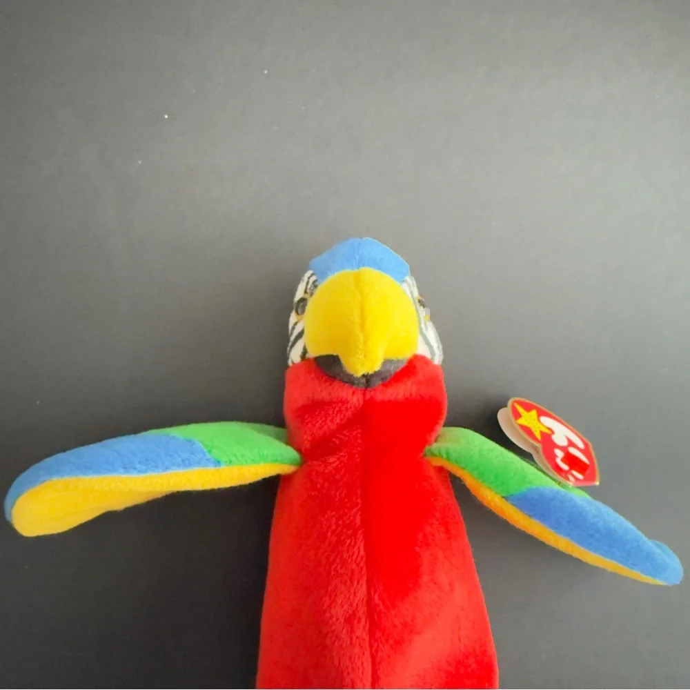 Ty Beanie Baby Jabber‎ The Parrot NWT